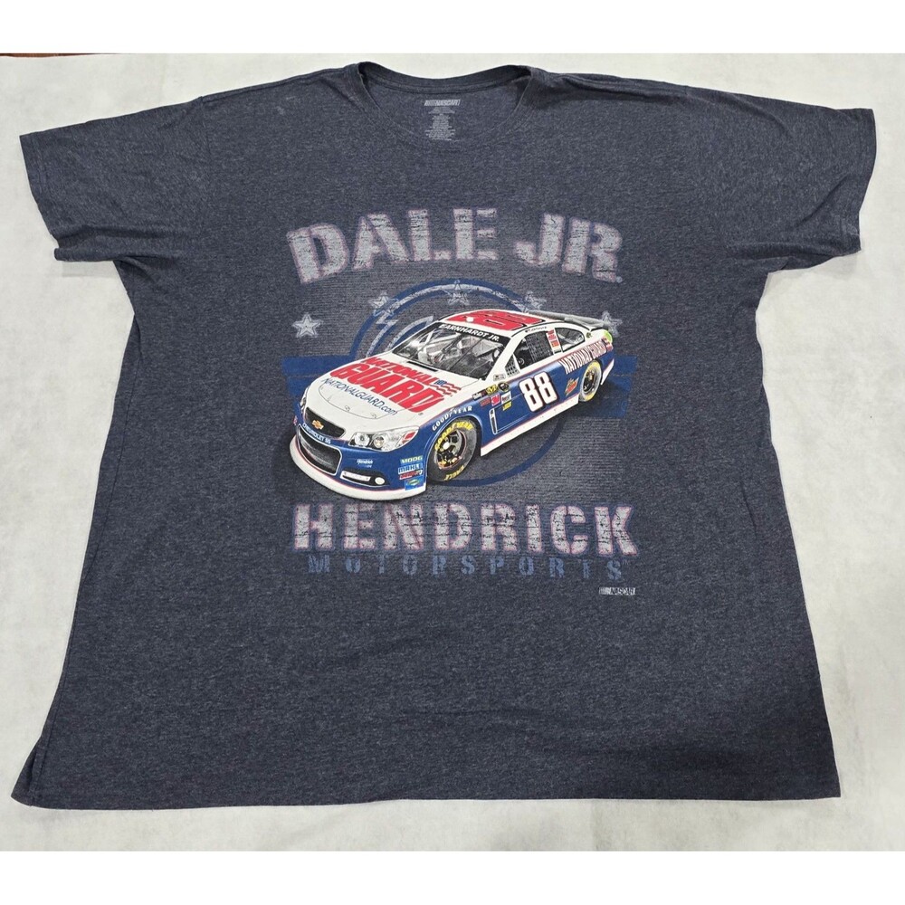 NASCAR Shirt Mens 2XL Blue Dale Earnhardt Jr Hendrick Motorsports Chevrolet SS